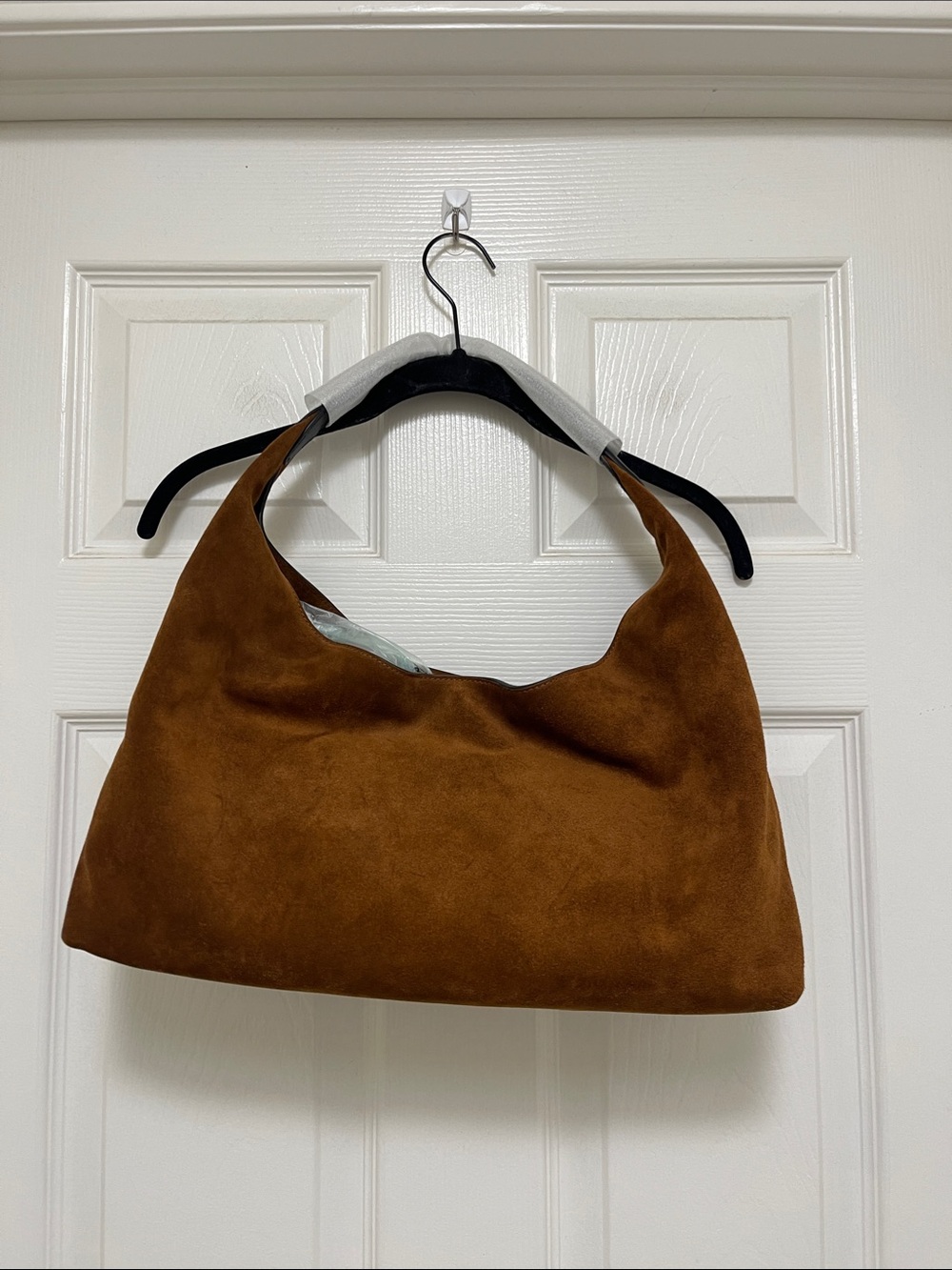 NWT Madewell The Mylie Suede Shoulder Bag in Light Umber - Picture 7 of 10